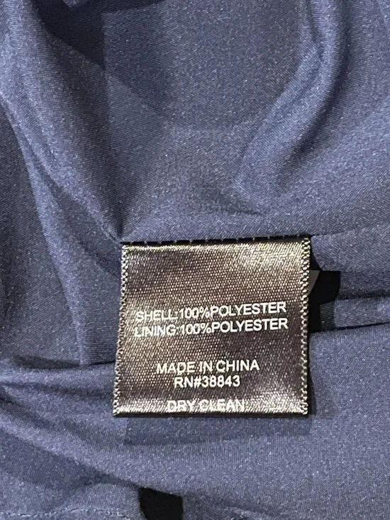 Sam Edelman pleated skirt midi dress - navy size 0 Flowy wedding guest - Picture 8 of 9